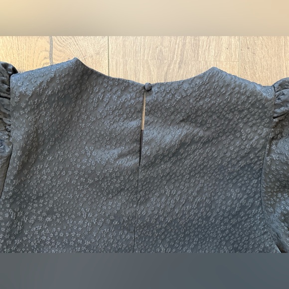 Pomander Place by Tuckernuck Black Jacquard Lyla Black Blouse size XXL - Picture 7 of 14